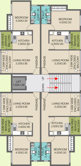 Floor Plan of Jai Bhuvan In Natures Lap in Kadamba Plateau, Goa - Image 150475