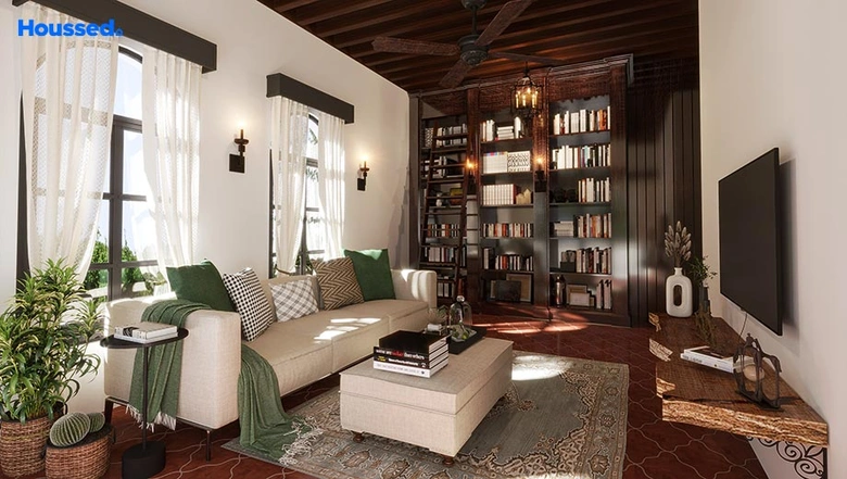 Living Room of Zedpoint Wadi House in Siolim, Goa - Image 150590