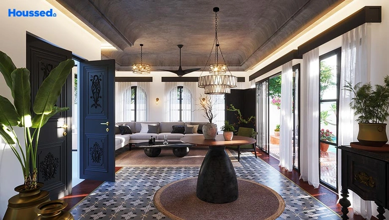 Living Room of Zedpoint Wadi House in Siolim, Goa - Image 150592
