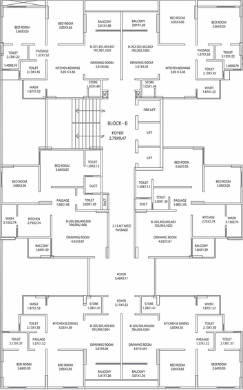 Floor Plan of Swetalee Sepal Elegant 6 in Zundal, Ahmedabad - Image 150686