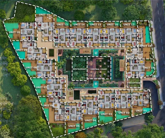 Master Plan of New Era Melhor in Anjuna, Goa - Image 150850