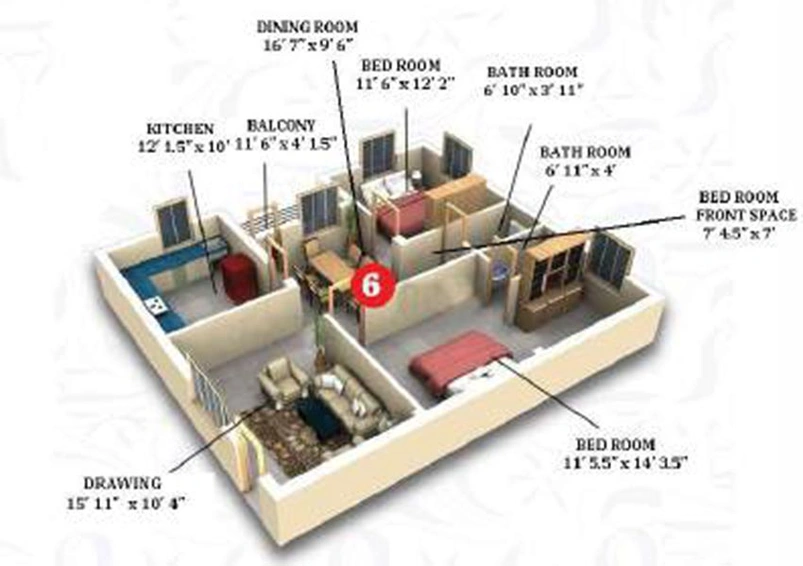 2 BHK Flat in Addwell Baishnodevi Enclave in Panchagaon, Bhubaneswar - Image 810446