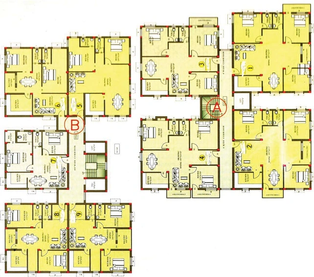 Floor Plan of Addwell Baishnodevi Enclave in Panchagaon, Bhubaneswar - Image 150866
