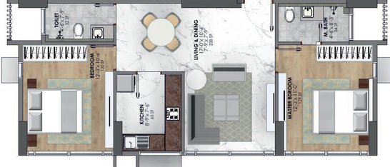 2 BHK Flat in Sugee Nabashruti in Dadar East, Mumbai - Image 457812