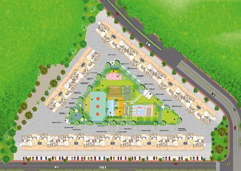 Master Plan of Mohan Precious Greens in Ambernath East, Thane - Image 168750