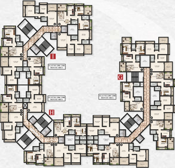 Floor Plan of Mohan Willows Phase 3 in Badlapur East, Thane - Image 168764