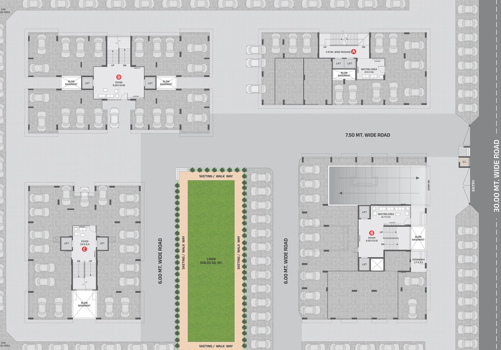 Master Plan of Darsh Raj Panchamrut 3 in Sector 26, Gandhinagar - Image 151279