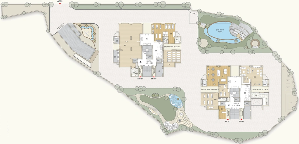Master Plan of Shirinivas Luxuria 3 in Bhadaj, Ahmedabad - Image 151338