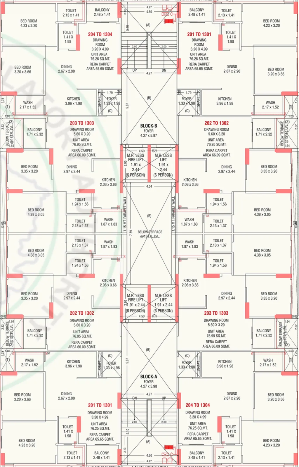 Floor Plan of Texas Repose in Raysan, Gandhinagar - Image 151355