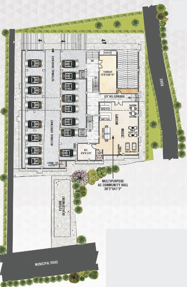 Master Plan of Kochar Solitaire in Madhyamgram, Kolkata - Image 151523