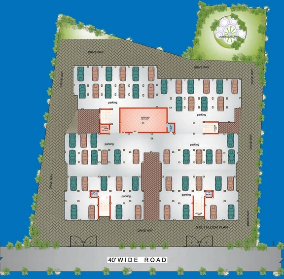 Master Plan of Dhiraj Anantasai Enclave in Patia, Bhubaneswar - Image 151538