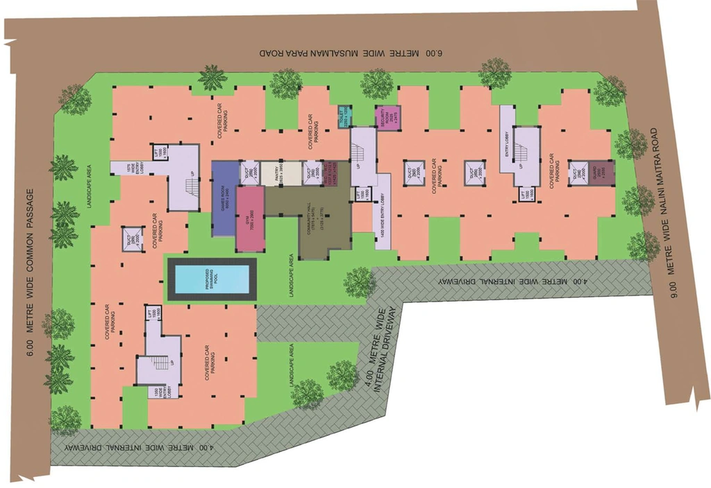 Master Plan of Mayfair Elite in Narendrapur, Kolkata - Image 151568