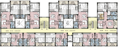 Floor Plan of Mayfair Galaxy in Narendrapur, Kolkata - Image 151581
