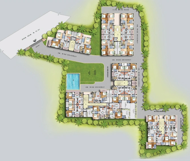 Master Plan of Mayfair Platinum in Baruipur, Kolkata - Image 151671