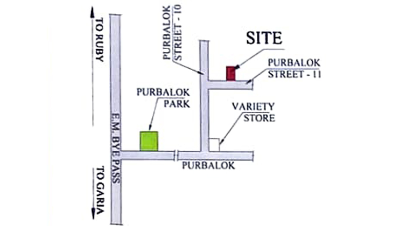Location of Oiendrila Moni Gold in Purbalok, Kolkata - Image 151709