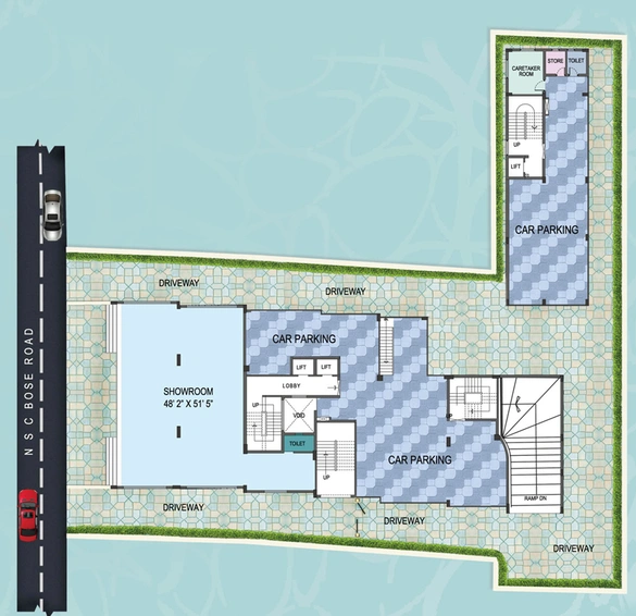 Master Plan of Skyline Sapphire in Bansdroni, Kolkata - Image 151867