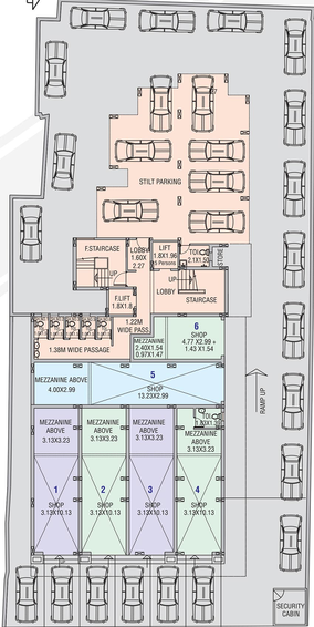 Master Plan of Roofmakers Basera Residency in Margao, Goa - Image 151971