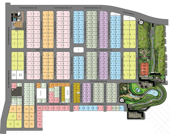 Master Plan of 24 East Avenue in New Town, Kolkata - Image 151983