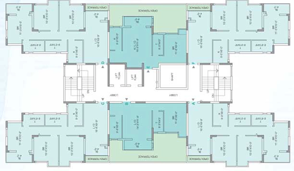 Floor Plan of Atri Aqua in Narendrapur, Kolkata - Image 152079
