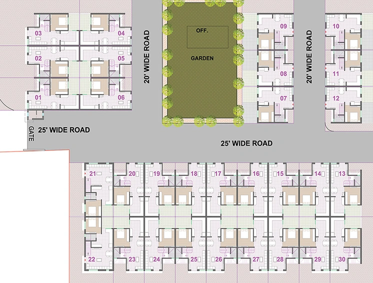 Master Plan of Jeet City in Chiloda, Gandhinagar - Image 152229