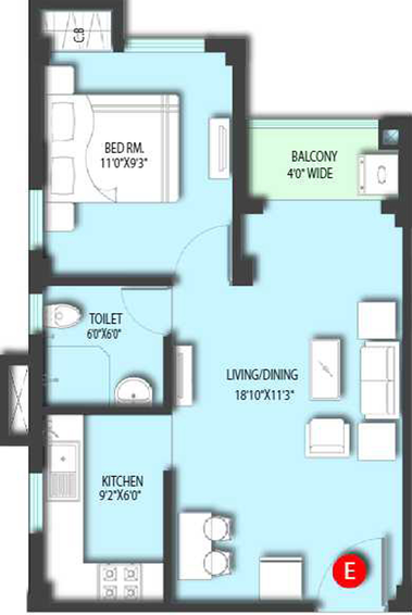 2 BHK Flat in Banyan Earthwork Sky Breeze in Teghoria, Kolkata - Image 810910