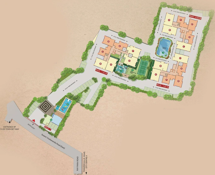 Master Plan of Banyan Tree The Sky Garden in Rajarhat, Kolkata - Image 152279