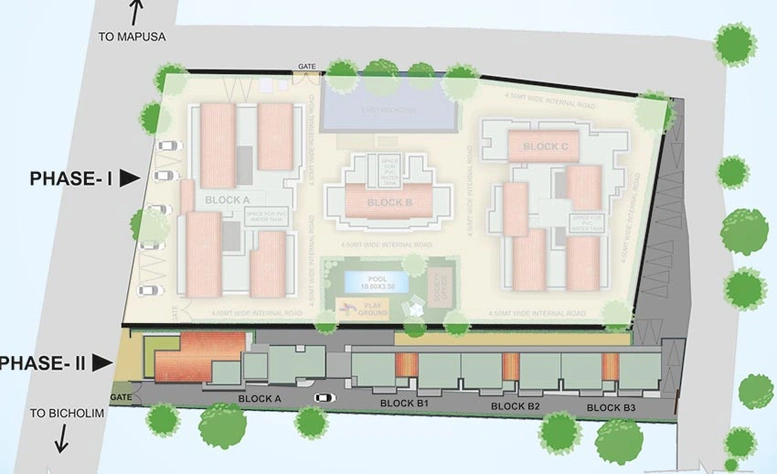 Master Plan of Saldanha Garden Phase 2 in Bicholim, Goa - Image 152349