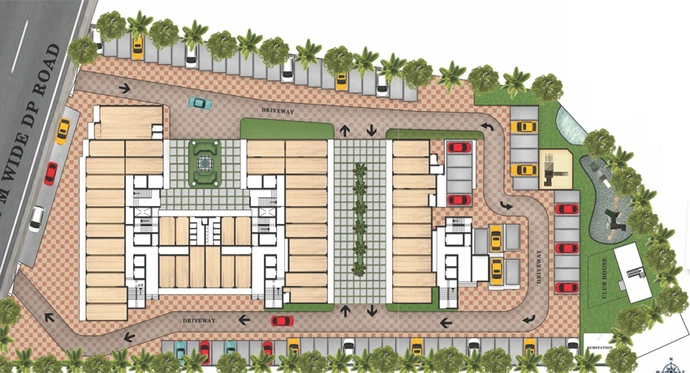 Master Plan of Skyland Basera Garden in Vasai East, Palghar - Image 152416