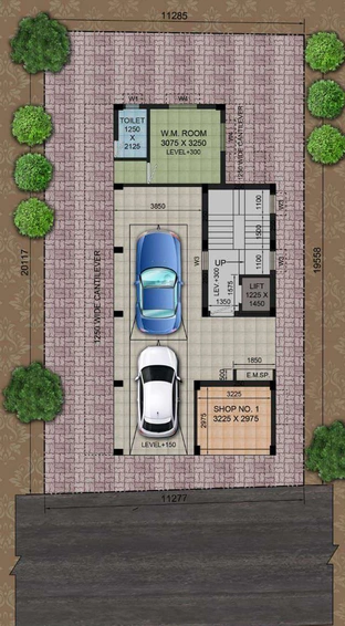 Master Plan of Ashirbad Aayushman Apartment in Nayabad, Kolkata - Image 152446