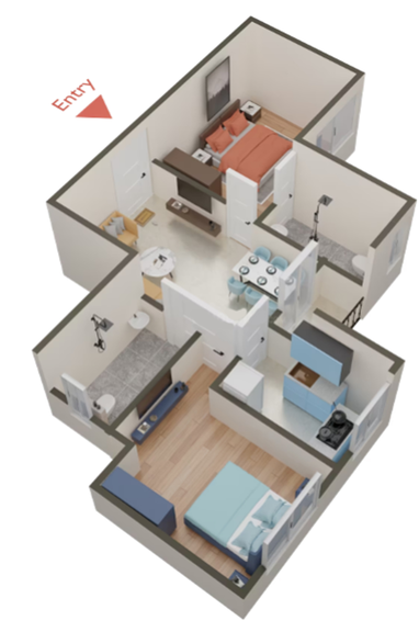 2 BHK Flat in Master Orchard Estate in Madhyamgram, Kolkata - Image 810973