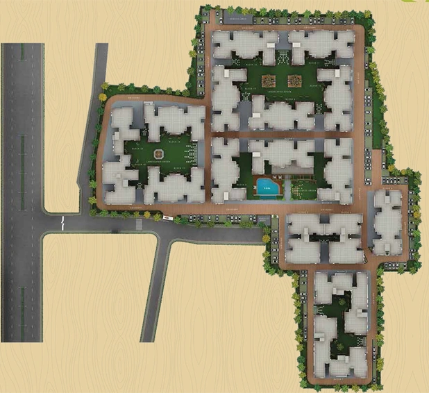 Master Plan of Master Orchard Estate in Madhyamgram, Kolkata - Image 152473
