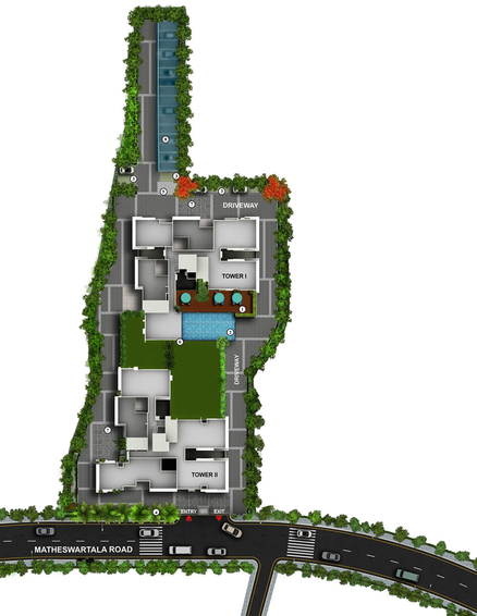 Master Plan of Salapuria Suncrest Estate in EM Bypass, Kolkata - Image 152561