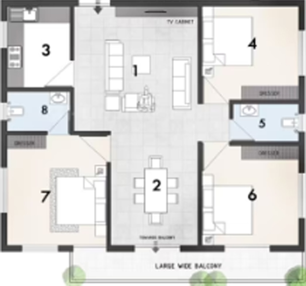 3 BHK Flat in Silverpeak Panihati Pride in Agarpara, Kolkata - Image 811025