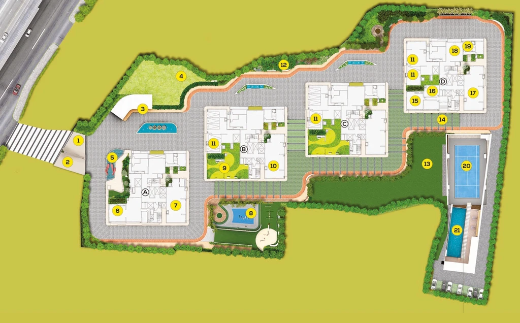 Master Plan of Falcon Tatva in Khandagiri, Bhubaneswar - Image 152713