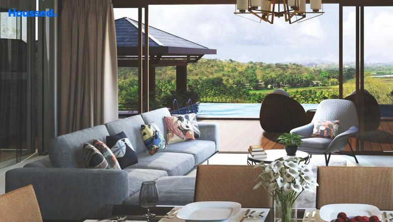 Living Room of Saldanha Green Valley 3 in Nachinola, Goa - Image 152732
