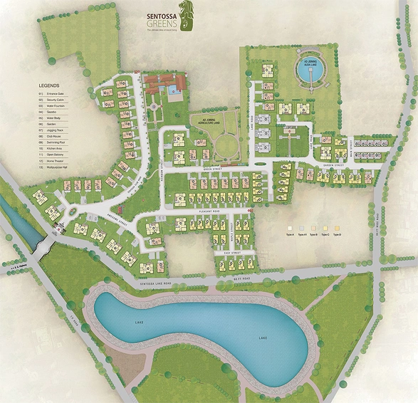 Master Plan of Sanskruti Sentossa Greens in Vaishnodevi Circle, Ahmedabad - Image 152737
