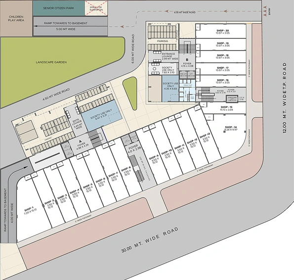 Master Plan of Salient Balmukund Pride in Dahegam, Gandhinagar - Image 152800