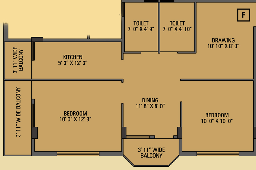 2 BHK Flat in Bhawani Allen Enclave in Kestopur, Kolkata - Image 811103