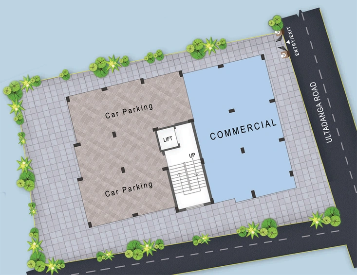 Master Plan of Bhawani Plaza in Ultadanga, Kolkata - Image 152875