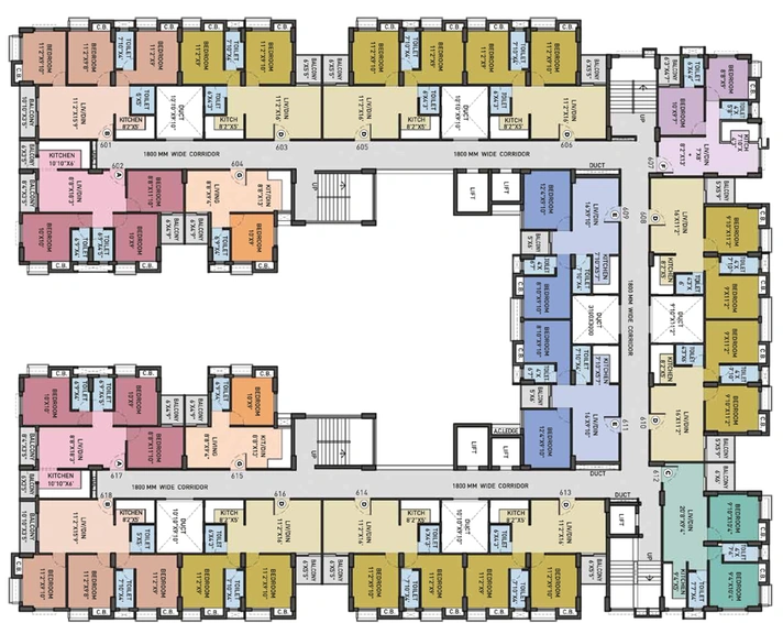 Floor Plan of Bhawani Porshi Nagar in Konnagar, Kolkata - Image 152892