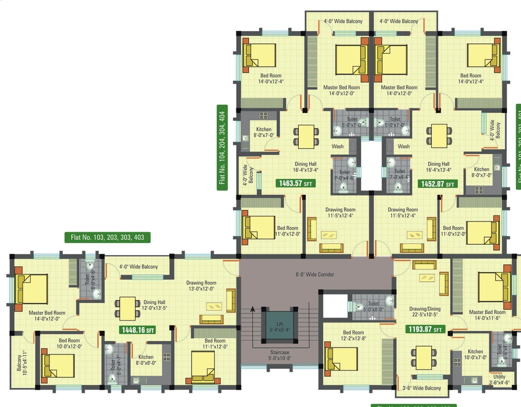 Floor Plan of Intellex Signature I in Bapuji Nagar, Bhubaneswar - Image 153027
