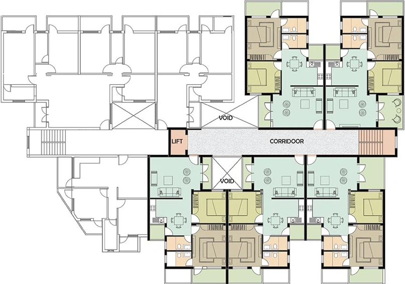 Floor Plan of Prithvi Casa De Reis in Carambolim, Goa - Image 153119