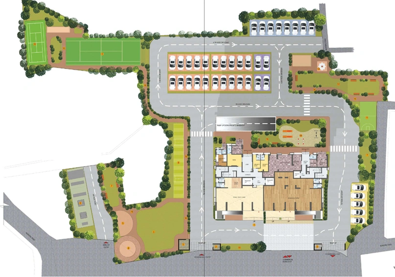 Master Plan of Ganguly 4 Sight Florence Phase 3 in Garia, Kolkata - Image 153235