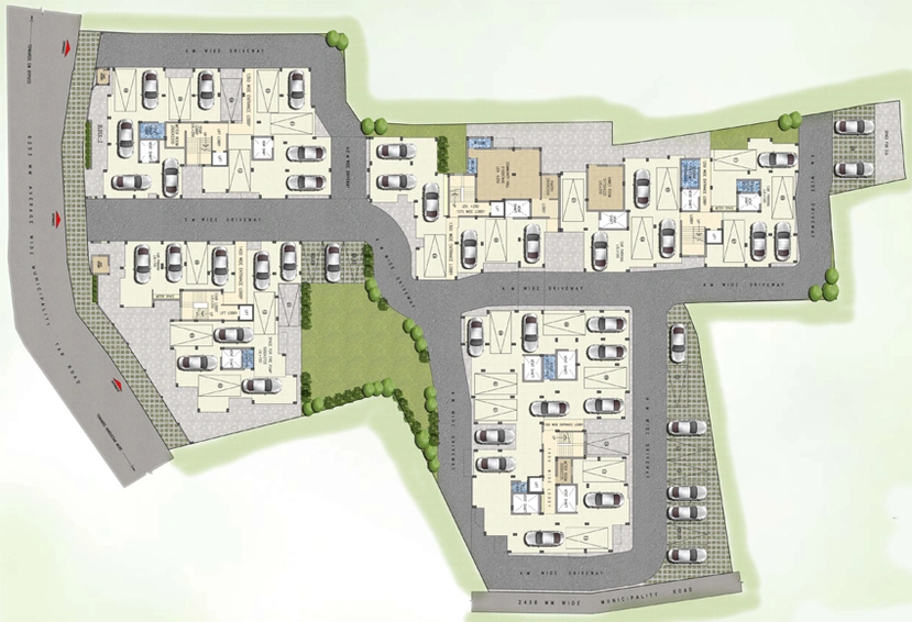Master Plan of Ganguly 4 Sight Green Leaf in Garia, Kolkata - Image 153255
