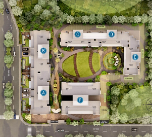Master Plan of Radhe Homes 42 Parkview in Science City, Ahmedabad - Image 153289