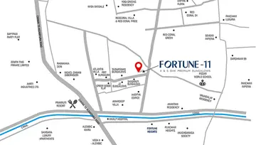 Location of Shree Fortune 11 - Image 153307