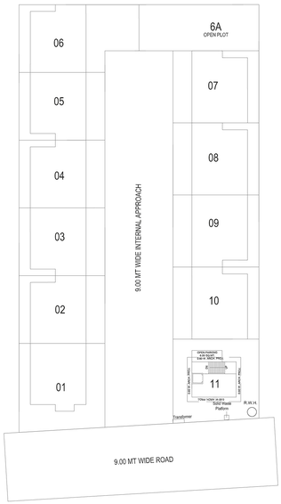Master Plan of Shree Fortune 11 in Chhani, Vadodara - Image 153305