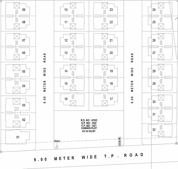 Master Plan of Myrah 32 in Chhani, Vadodara - Image 153317