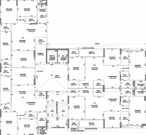 Floor Plan of Shiv Shubh City 56 in Vavol, Gandhinagar - Image 153343
