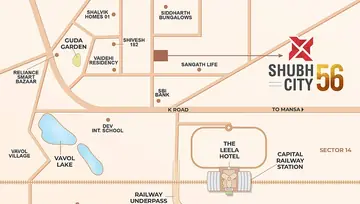 Location of Shiv Shubh City 56 - Image 153345